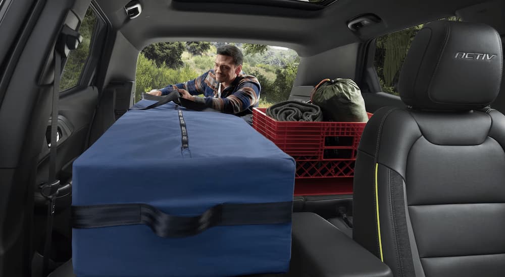 Cargo in the back of a 2026 Chevy Trailblazer