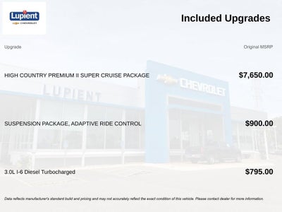 2026 Chevrolet Silverado 1500 High Country
