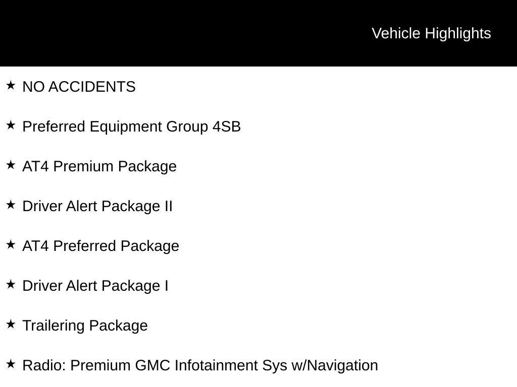 2020 GMC Sierra 1500 AT4