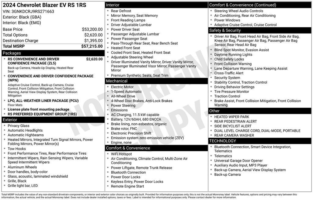 2024 Chevrolet Blazer EV RS