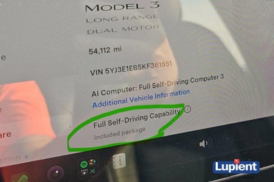 2019 Tesla Model 3 Long Range